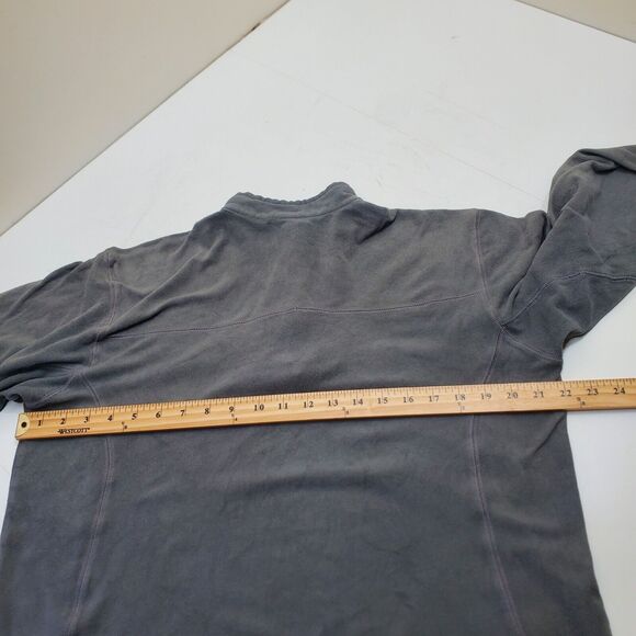 Columbia Pullover Mens Medium Long Sleeve 1/4 Zip Casual Shirt Lightweight Gray - Picture 8 of 13